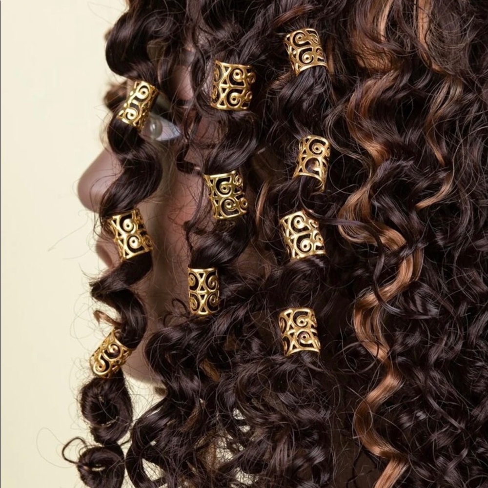 10 PCE Simple Hair Rings